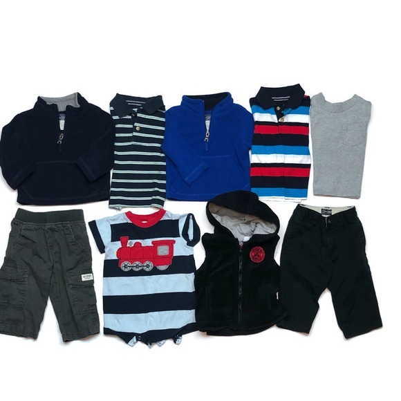 The Children's Place Other - Name Brand Baby Boy 9-12 Mo Clothing Lot 9 Items